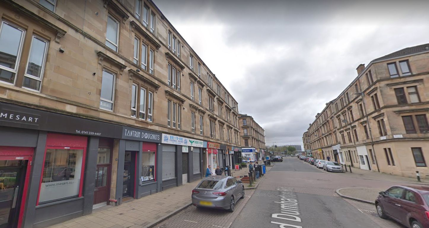 A woman s died following a fire on Old Dumbarton Road in the west